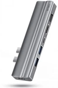 Фото: USB-хаб WIWU T9 8in1 Gray (6957815514984) № 4 | KTC