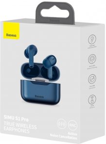 Гарнітура Baseus SIMU ANC True S1 Pro Blue (NGS1P-03)