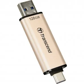 Фото: Флешка USB Transcend JetFlash 930C 128GB Gold/Black (TS128GJF930C) № 2 | KTC