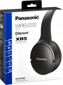 Гарнітура накладна Panasonic RB-HF420BGE-A Bluetooth, Black