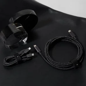 Фото: Кабель Native Union Belt Type-C / Type-C 1.2m Cosmos Black (BELT-C-CS-BLK-2-NP) № 4 | KTC