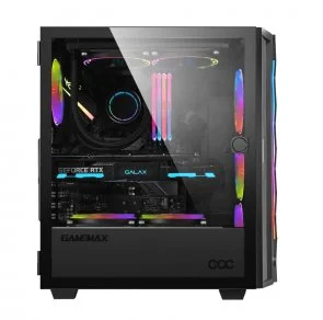Фото: Корпус Gamemax Diamond COC BK Black with window № 4 | KTC