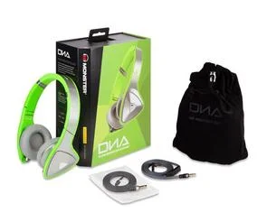 Фото: Навушники Monster DNA Neon On-Ear Headphones сріблясто-зелені № 5 | KTC