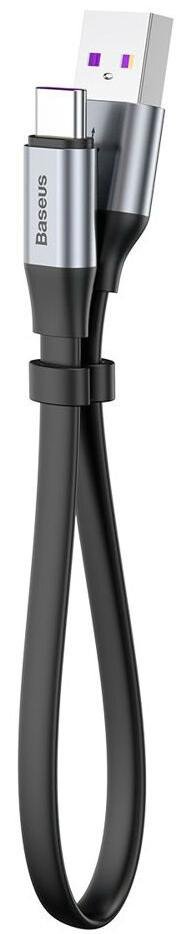 Кабель Baseus Simple HW Type-C 40W AM / Type-C 0.23m Grey/Black (CATMBJ-BG1)