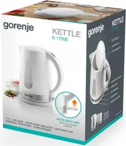 Фото: Електрочайник Gorenje K17WE № 5 | KTC