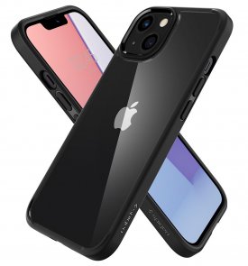 Чохол Spigen for iPhone 13 - Crystal Hybrid Matte Black (ACS03561)