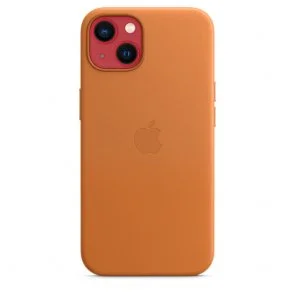 Фото: Чохол Apple iPhone 13 - Leather Case with MagSafe Golden Brown (MM103) № 2 | KTC