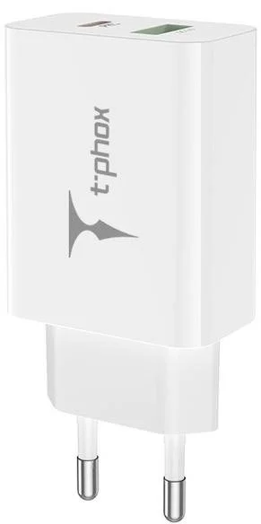 Фото: Зарядний пристрій T-PHOX Speedy 2xUSB 20W White (Speedy 20W PD+USB) № 4 | KTC