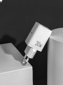 Зарядний пристрій Hoco N13 Bright PD 30W White