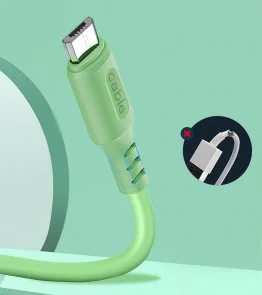 Фото: Кабель ColorWay Soft Silicone 2.4A AM / Micro USB 1m Green (CW-CBUM042-GR) № 4 | KTC