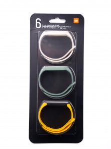 Ремінець Xiaomi Mi Band 6 3pcs Ivory/Olive/Yellow (BHR5135GL)