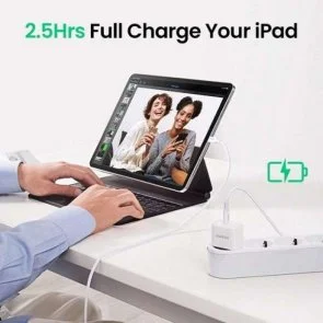 Фото: Зарядний пристрій UGREEN CD241 Mini PD 20W Fast Charger White (UGR-10220) № 4 | KTC