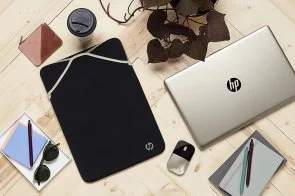 Фото: Чохол HP Reversible Protective Sleeve Black/Gold (2F1X3AA) № 5 | KTC