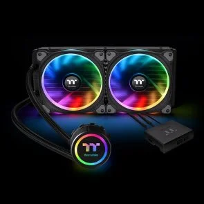 Фото: Система рідинного охолодження Thermaltake Floe Riing RGB 280 TT Premium Edition (CL-W167-PL14SW-A) № 2 | KTC