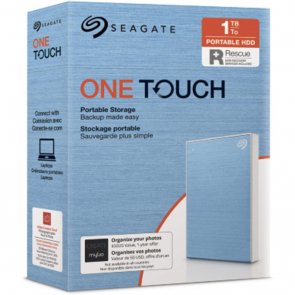 Зовнішній жорсткий диск Seagate One Touch 1TB Light Blue (STKB1000402)