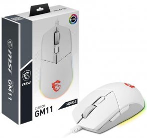 Миша MSI Clutch GM11 White (CLUTCH_GM11_WHITE)