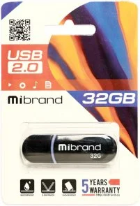 Фото: Флешка USB Mibrand Panther 32GB Black (MI2.0/PA32P2B) № 2 | KTC