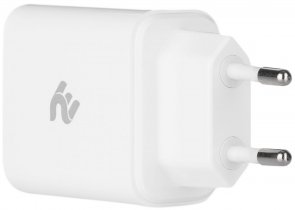 Зарядний пристрій 2E Wall Charger 18W White (2E-WC1USB18W-W)