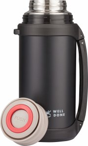 Термос Well Done WD-7041B 1500ml, Black