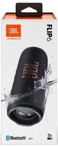 Портативна акустика JBL Flip 6 Black (JBLFLIP6BLKEU)