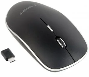 Фото: Миша Gembird MUSW-4BSC-01 Wireless Black № 2 | KTC