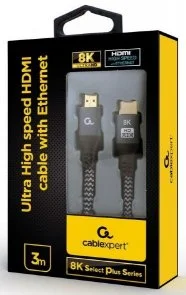 Фото: Кабель Cablexpert v2.1 HDMI / HDMI 3m Gray (CCB-HDMI8K-3M) № 2 | KTC