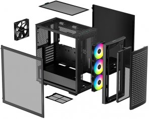 Корпус Deepcool CK560 Black with window