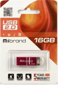 Фото: Флешка USB Mibrand Chameleon 16GB Pink (MI2.0/CH16U6P) № 2 | KTC