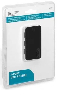 Фото: USB-хаб Digitus DA-70231 Black/Silver № 4 | KTC