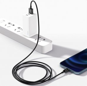 Кабель Baseus Superior Series Fast Charging 2.4A AM / Lightning 2m Black (CALYS-C01)