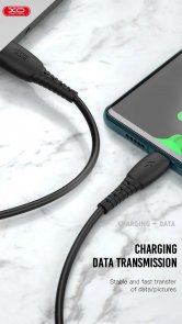 Кабель XO NB-P163 2.4A Quick Charge AM / Type-C 1m Black (NB-P163 Type-C Black)