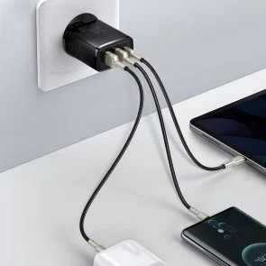 Фото: Зарядний пристрій Baseus Compact quick charger 30W Black (CCXJ-E01) № 4 | KTC