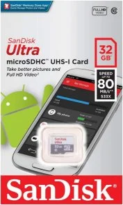 Фото: FLASH пам'ять SanDisk Ultra Micro SDHC 32GB (SDSQUNR-032G-GN3MN) № 2 | KTC