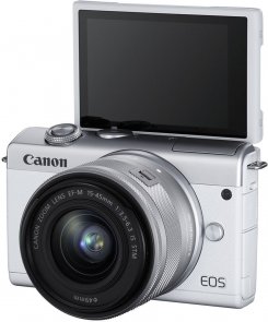 Цифрова фотокамера Canon EOS M200 kit 15-45mm IS STM White (3700C032)