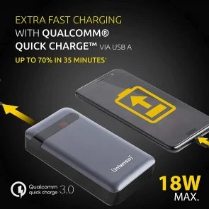 Фото: Батарея універсальна Intenso PD20000 20000mAh 18W Black (PB930227) № 5 | KTC