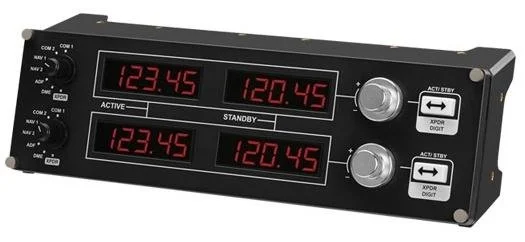 Фото: Панель приладів Logitech G Saitek Pro Flight Radio Panel USB (945-000011) № 3 | KTC