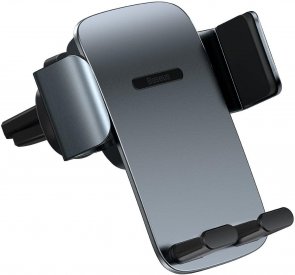 Кріплення для мобільного телефону Baseus Easy Control Pro Clamp Car Mount Holder /Air Outlet Version/ Tarnish (SUYK010114)