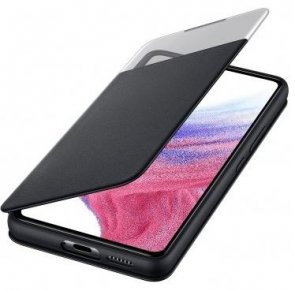 Чохол Samsung for Galaxy A53 A536 - Smart S View Wallet Cover Black (EF-EA536PBEGRU)