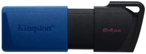 Фото: Флешка USB Kingston DataTraveler Exodia M 64GB Black/Blue 2 Pack (DTXM/64GB-2P) № 2 | KTC