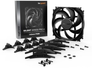 Вентилятор для корпуса be quiet! Silent Wings Pro 4 140mm PWM Black (BL099)