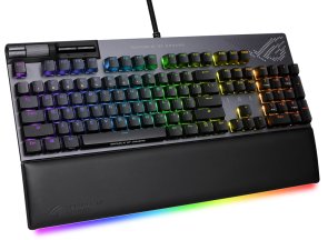 Клавіатура ASUS ROG Strix Flare II Animate RGB NX Red USB Black (90MP02E6-BKRA00)