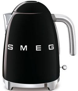 Електрочайник Smeg Retro Style Black (KLF03BLEU)