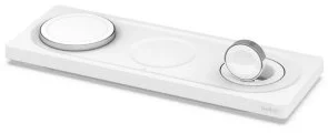 Фото: Бездротова зарядна станція Belkin 3in1 MagSafe Stand White (WIZ016vfWH) № 3 | KTC