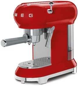 Фото: Ріжкова кавоварка Smeg Retro Style Red (ECF01RDEU) № 2 | KTC