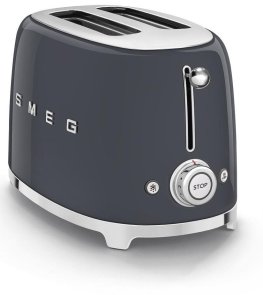 Тостер Smeg Retro Style Gray (TSF01GREU)