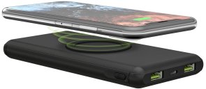 Батарея універсальна Wentronic Goobay 10000mAh Wireless Fast Charge Black (53933)