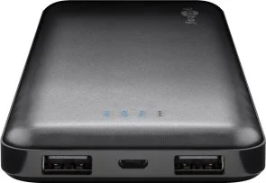 Фото: Батарея універсальна Wentronic Goobay Slimline 10000mAh Black (40891) № 4 | KTC