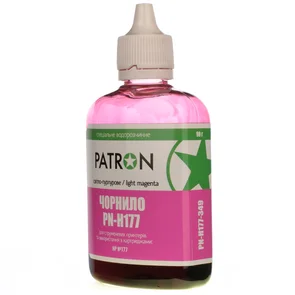 Фото: Чорнило PATRON HP C8775 світло-малинове № 3 | KTC