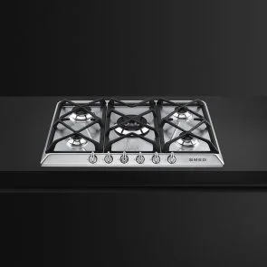 Фото: Газова варильна поверхня Smeg Victoria Stainless Steel Matte SR975XGH № 2 | KTC