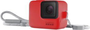 Захисний бокс для камери GoPro Hero5/Hero6/Hero7 Firecracker Red + ремінець (ACSST-012)